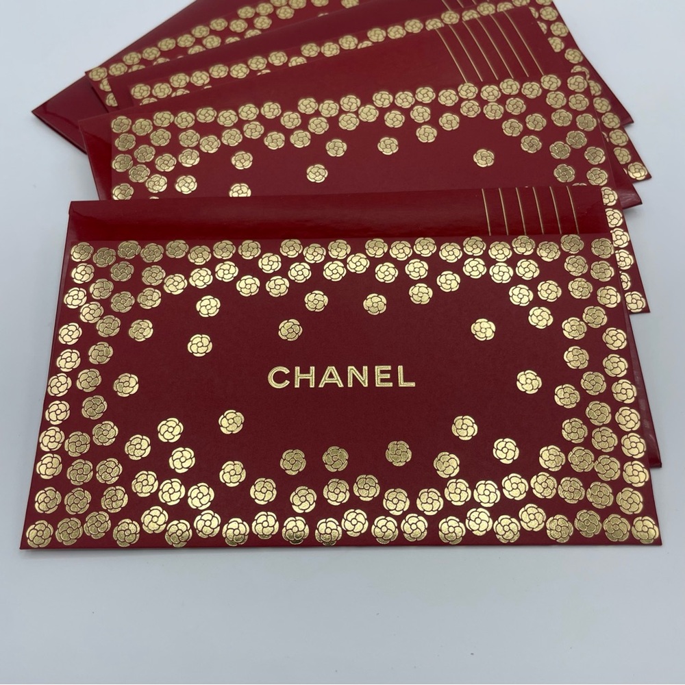 Chanel Red and Gold Lunar New Year  Envelopes